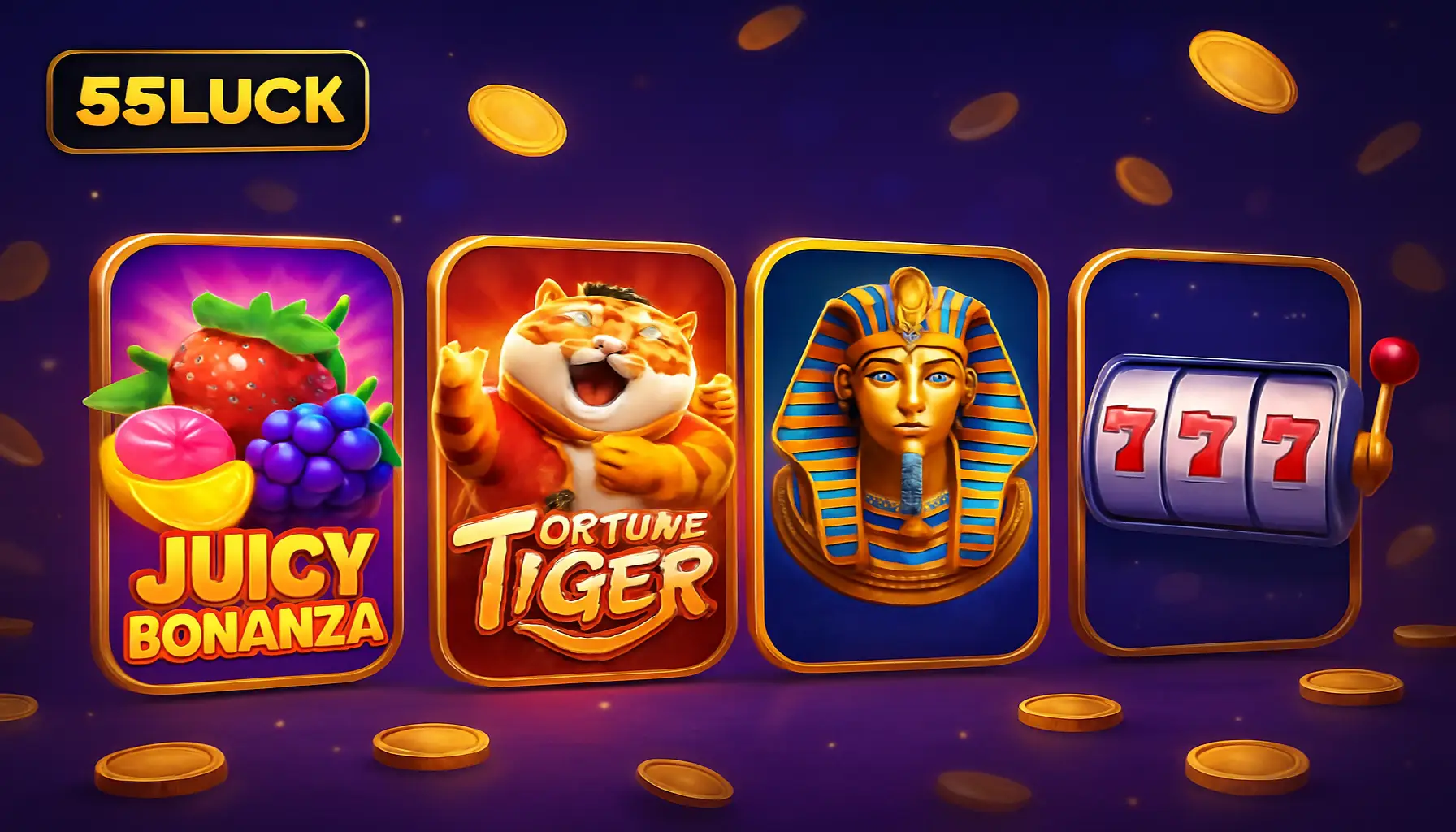 Jogos de Slot no Casino Online 55LUCK